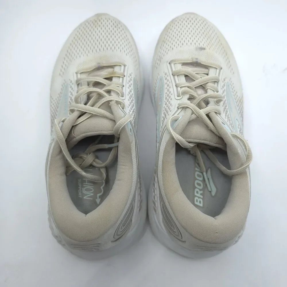 Brooks Ariel GTS 23 Shoes Womens Sz 8 2E Beige Sneakers Running Athletic Jogging
